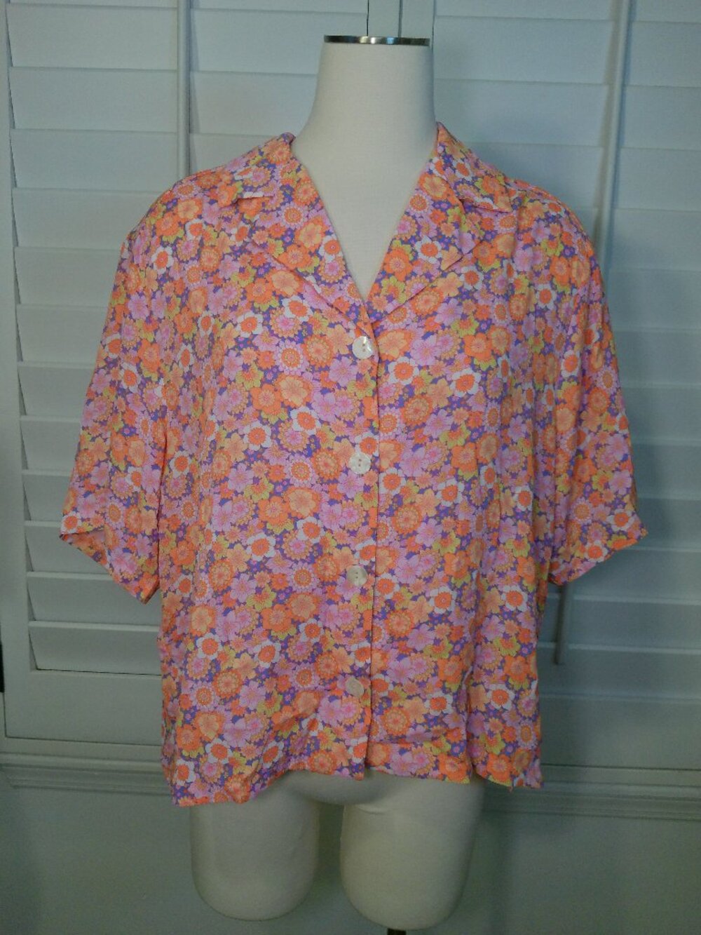 Cropped Blouse Multicolor Alex & Lili Size XL
